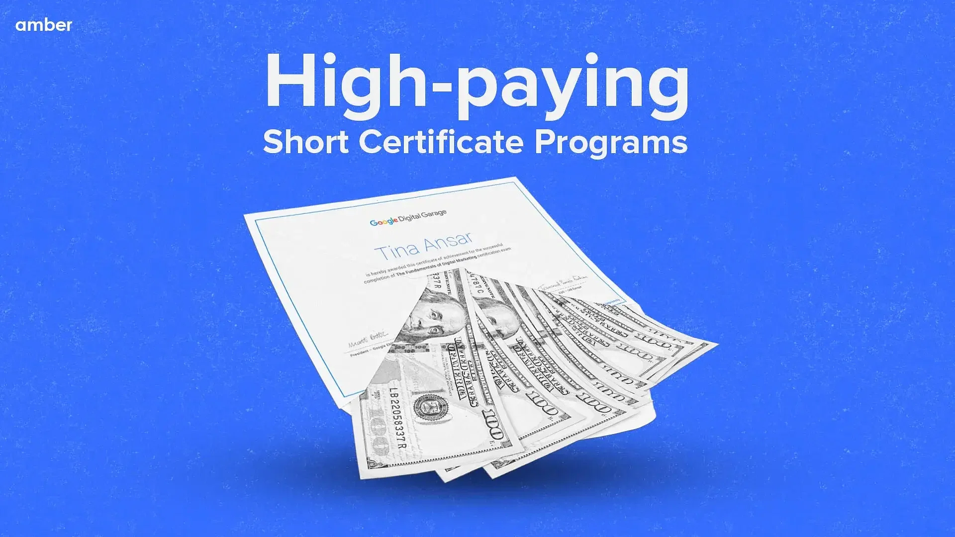 Explore 15 best short certificate programs that pay well in 2025 amber